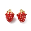 Brass Enamel Pendants KK-R229-07G-07-1