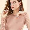 Natural & Synthetic Gemstone Pointed Pendants with Alloy Findings G-PH0001-06-7
