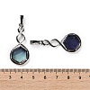 Natural Fluorite Pendants G-F777-05P-12-3