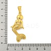 Ion Plating(IP) 304 Stainless Steel Pendants STAS-R231-01B-G-3