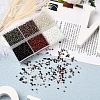 4500Pcs 6 Style 12/0 Glass Seed Beads SEED-YW0001-27E-6
