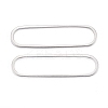Brass Linking Rings KK-Y003-04F-S-3