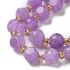 Natural Lavender Amethyst Beads Strands G-K387-A14-01-3