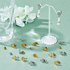 20 Pairs 2 Colors 304 Stainless Steel Stud Earring Findings STAS-HY0001-44-5
