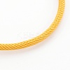 Braided Cotton Cord Bracelet Making MAK-L018-03A-08-P-2