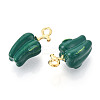 Alloy Enamel Pendants ENAM-N062-05B-G-2