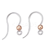 48Pcs 4 Color Eco-Friendly Plastic Earring Hooks STAS-LS0001-01-4