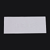 Plastic Necklace Chain Adhesive Pouch for Necklace Display Cards AJEW-P088-01C-2