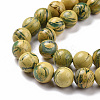 Natural Verdite Stone Beads Strands G-C242-03D-4
