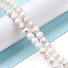 Natural Magnesite Round Bead Strands X-G-L358-4mm-02-2