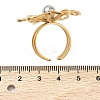 304 Stainless Steel Cuff Open Rings for Women RJEW-P180-02A-3