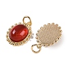 Natural Carnelian(Dyed & Heated) Pendants KK-P283-48G-2