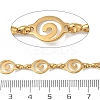 304 Stainless Steel Spiral Link Chains CHS-G046-01G-1-2