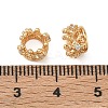 SHEGRACE Brass Micro Pave Clear Cubic Zirconia European Beads XGRQ4G529-685G-3
