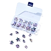 49Pcs 10 Style Electroplate Glass Charms GLAA-YW0003-48-4