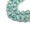 Handmade Foil Lampwork Beads Strands FOIL-S136-001F-3