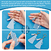 Trumpet Shape Transparent Blank Acrylic Keychain KEYC-AB00057-4