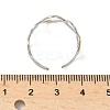 304 Stainless Steel Double Color Cuff Rings RJEW-S635-01GP-G-5