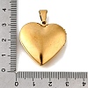 316 Stainless Steel Locket Pendants STAS-N0016-18C-G-3