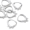 SHEGRACE Brass Hoop Earrings Findings XGR0159P-91P-1