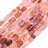 Natural Hematoid Quartz/Ferruginous Quartz  Beads Strands G-H352-A01-04-2