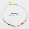 Handmade Natual Pearl & Natural Quartz & Shell Beaded Necklaces XL1709-12-1