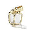 Natural Quartz Crystal Gift Box Charms LS-G-P523-01G-06-1
