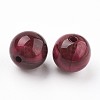Acrylic Beads MACR-E025-21G-14mm-2