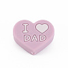 Mother's Day Food Grade Eco-Friendly Silicone Focal Beads LS-SIL-N002-10D-2