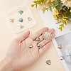 12Pcs 3 Colros 304 Stainless Steel Rhinestone Connector Charms STAS-CA0001-86-3