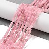 Natural Madagascar Rose Quartz Beads Strands G-B088-C09-04-2
