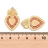 304 Stainless Steel Enamel Pendants STAS-K293-33G-02-3