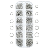 865Pcs 12 Styles 304 Stainless Steel Open Jump Rings STAS-YW0002-60-1