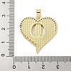 Rack Plated Brass Pendant KK-P270-05C-G-3