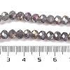 Baking Electroplate Glass Beads Strands DGLA-A039-J8mm-B06-4