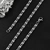 Non-Tarnish 304 Stainless Steel Lumachina Chain Necklaces X-NJEW-P226-08P-01-3