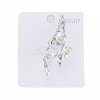 Plum Blossom with Branch Resin Brooch with Imitation Pearl JEWB-N007-023P-FF-5