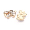 Rack Plating Alloy Rhinestone Pendants PALLOY-T091-24M-G-3