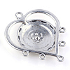 Tibetan Style Alloy Chandelier Components TIBE-Q054-08AS-NR-3