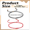 2Pcs 2 Colors Nylon Cord Slider Bracelets BJEW-LP0003-69-2