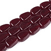 Natural White Jade Beads Strands G-N354-02A-02-2