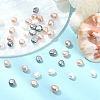 40Pcs 4 Colors Dyed Natural Cultured Freshwater Pearl Beads PEAR-YW001-03-5