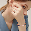 250Pcs 10 Colors Transparent Glass Beads Sets GLAA-HY0001-16-6