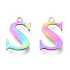 Ion Plating(IP) 304 Stainless Steel Charms STAS-H112-S-M-1