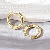 Rack Plating Brass Hinged Hoop Earrings for Women EJEW-E270-24G-2