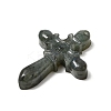 Natural Mixed Stone Carved Pendants G-K248-02-3
