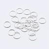 925 Sterling Silver Soldered Closed Jump Rings STER-F036-03S-1x7-1