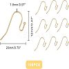 PVD Vacuum Plating 304 Stainless Steel Earring Hooks STAS-UN0015-64-5