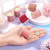 6 Rolls 6 Colors 4-Ply Polycotton Cord with Metallic Thread OCOR-TA0003-05B-5