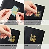 Nickel Metal Waterproof Self-Adhesive Picture Stickers DIY-WH20016-058-4